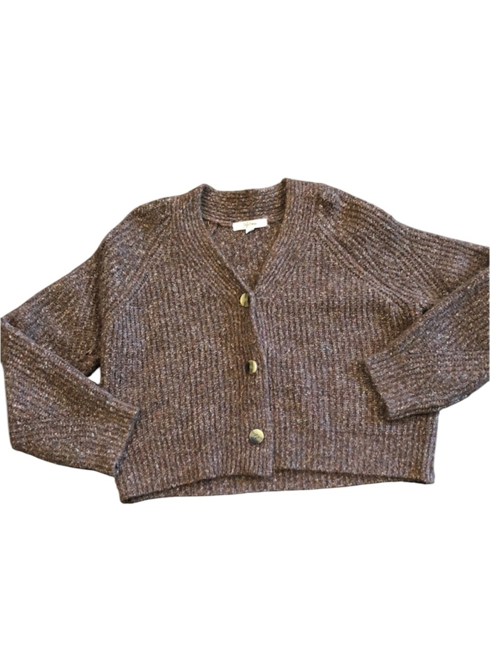 Peyton Primrose knit cardigan sweater size medium button detail